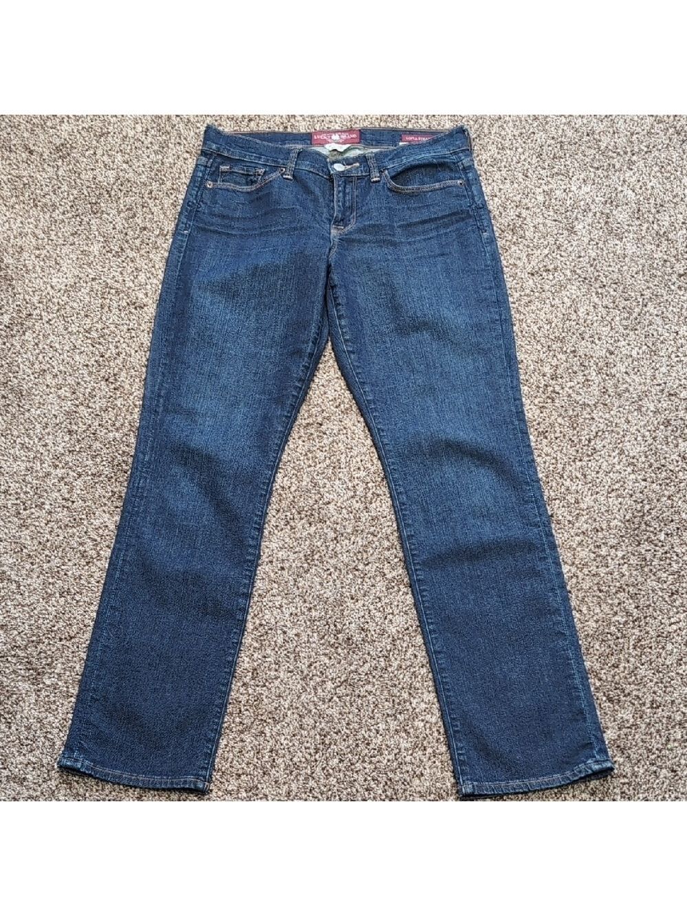 Lucky Brand Sophia Straight Ankle, Blue Women's Jeans Size 28